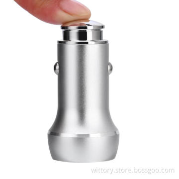 Piston Head Series Silver Car Charger